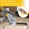 Masthome Sponge Mop, Roller Mop with 3 Super Absorbent Sponge