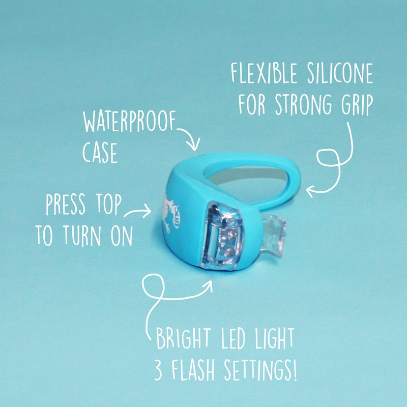 Tinc Clip-On Kids Scooter & Bike Light - 3 Light