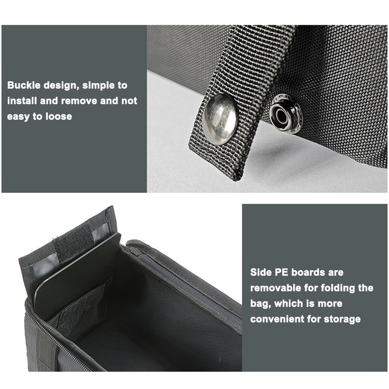 Foldable Table Side Bags Desk Bag Practical Organizer Large Capacity