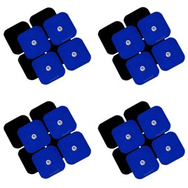 SensaMed - 32 Electrodos Parches Pads 5x5 Single Snap Compatible Con Compex