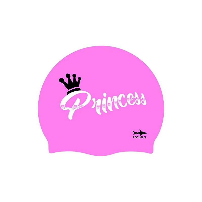 escualo Gorra para Natacion Mujer Adulto Modelo Princess (Silicon) Impermeable,