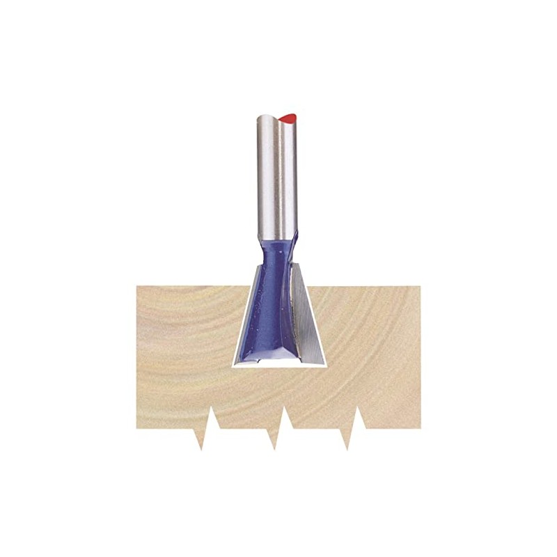 Draper 75346 1/4-inch Dovetail 14mm Diameter Tungsten Carbide Tip Router