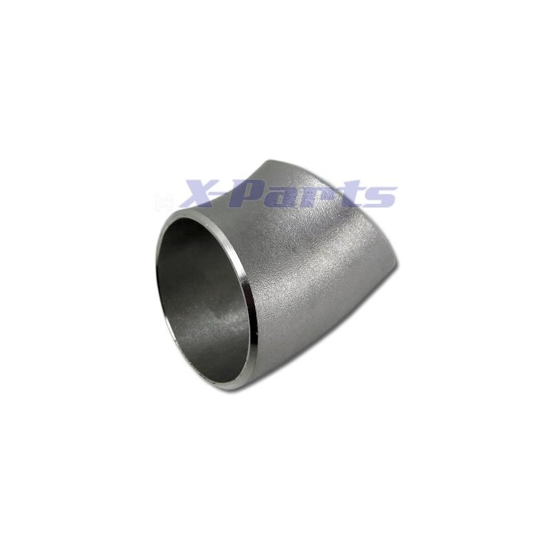 45° Grad EDELSTAHL Bogen 60mm KURZ Rohr V2A Schweißbogen Downpipe