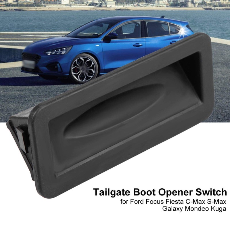 Birsppy Mechanical Tailgate Opener Switch Hinge Lever Manual Black Fits