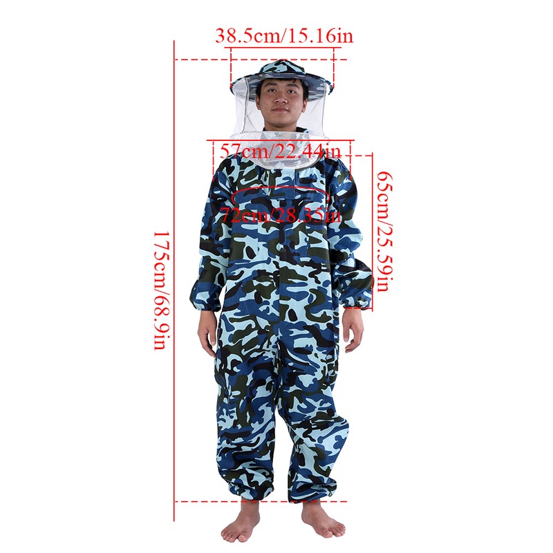 Professional Beekeeping Protective Suit Beekeeping Beekeeper Protect Equipment(L)