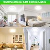 16.5Inch LED Flush Mount Ceiling Light Fixture, 32W LED Ceiling