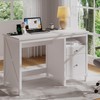 ChooChoo 47" Farmhouse Executive Desk with Drawers, Home Office Computer