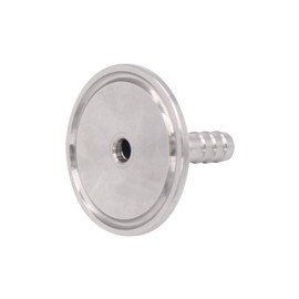 DERNORD Adaptador de manguera sanitaria SUS304 de 3,8 cm a manguera de 3/8 pulgadas