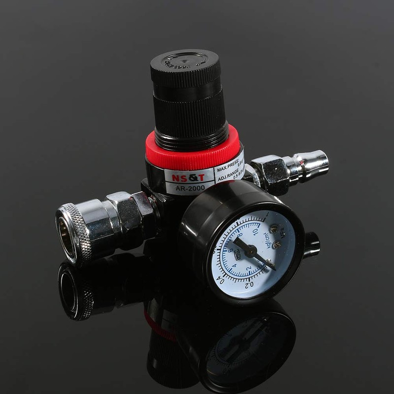 Jeffergarden Pressure Regulator Valve Pressure Reducing Valve 1/4" Max Pressure