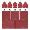 S SATC 100PCS Mouse Detail Sander Sandpaper Palm Mouse Sander