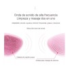 Sonic Facial Brush Cepillo Facial Eléctrico Silicona Recargable Usb+3 Jabones