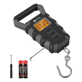 Brifit Báscula Viaje Digital Portátil Equipaje Pesca 50kg Display