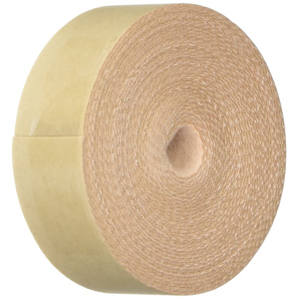 Rolyan Latex-Free Moleskin, 1" x 5 Yards, Beige, Adhseive Backing Moleskin Padding for Use with Splints, Braces, and Casts, Non-Latex Roll of Prewrap, Undercast Wrap for Skin Protection and Support