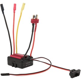 RC Car ESC 35A Small Brushless Electronic Speed Controller ESC (1/18 1/16 Remote Control Car Brushless ESC (Red)