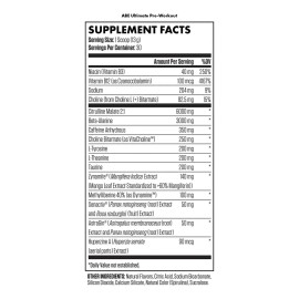 An Abe Ultimate Pre-workout Pre-entreno 30 Servs Sabor Blue Razz
