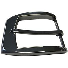 BELTINGER Belt Buckle 4.0 cm Blackened | Buckle Interchangeable Buckle Belt Buckle 40 mm | Pin Buckle | Interchangeable Belt up to 4 cm, Silver, blackened