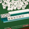 Mahjong Mat 31.5"x31.5" Noise Reduction, Anti-Slip Table Cover, Mahjong Tablecloth