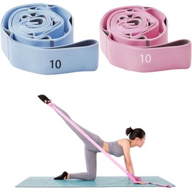 Ligas de Resistencia para Ejercicio,2 PK Bandas de Resistencia para Ejercicios,Bandas EláSticas de Entrenamiento,Bandas de Ejercicios Adecuadas para Fisioterapia,Modelado Corporal,Fitness.