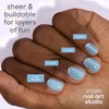 essie Nail Art Studio Jelly Gloss Polish, Vegan, Sheer Blue
