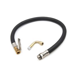 A ABSOPRO 13mm Thread Dia Car Tire Inflator Hose W/ 90 Degree Valve Extension Item Replacement