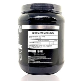 Creatina Monohidratada 1 kg BlackBear 200 servicios