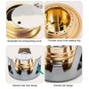 Mini Copper Spirit Cooker Portable Camping Stove with Aluminum Stand