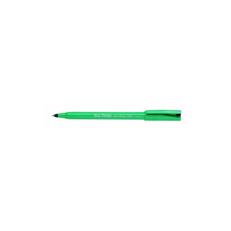 Pentel R50 Rollerball 4pc Wallet Black