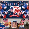 72×44inch Independence Day Banner, Memorial Day Happy 4th of July