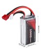 ENGPOW 11.1V 1500mAh 25C Rechargeable Lithium LiPo Battery for RC
