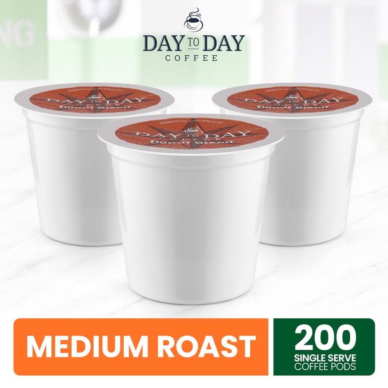 Day To Day 200-Count Donut Blend, Medium Roast Single Serve
