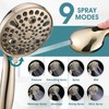 LOCALAND Hand Shower with Slide Bar, High Pressure 10 Setting