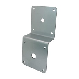 Galvanized Deck Joist Tie Plate, Z Bracket for 2x4 Cross Joist and 4x4 Post - Corner Brace Support, 14 Gauge (20 Pack)
