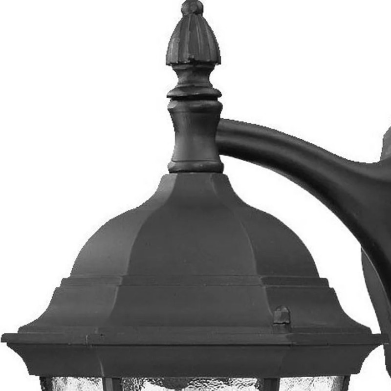 Homeroots Two Light Matte Black Hanging Carousel Wall Light