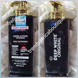 DEEPWHITE Deep White Half-C face & Body Lotion. Spf 50.  Whitens & Moisturise 👌