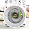 Fostaugh 2 inch 50mm Inline Duct Ventilation Fan Dog House,