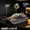 honchoes Tiger P Tank Building Set, WW2 Military Tank Model