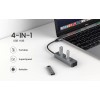 Jeswo Portátil 4 Puertos Hub Usb 3.0 5gbps Para Pc