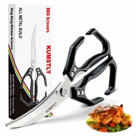 Kitchen Scissors All Purpose- Stainless Steel Kitchen Shears for Food - Utensils Removable Dishwasher Safe Cooking Scissors for Herbs, Pizza, Meat Cutting