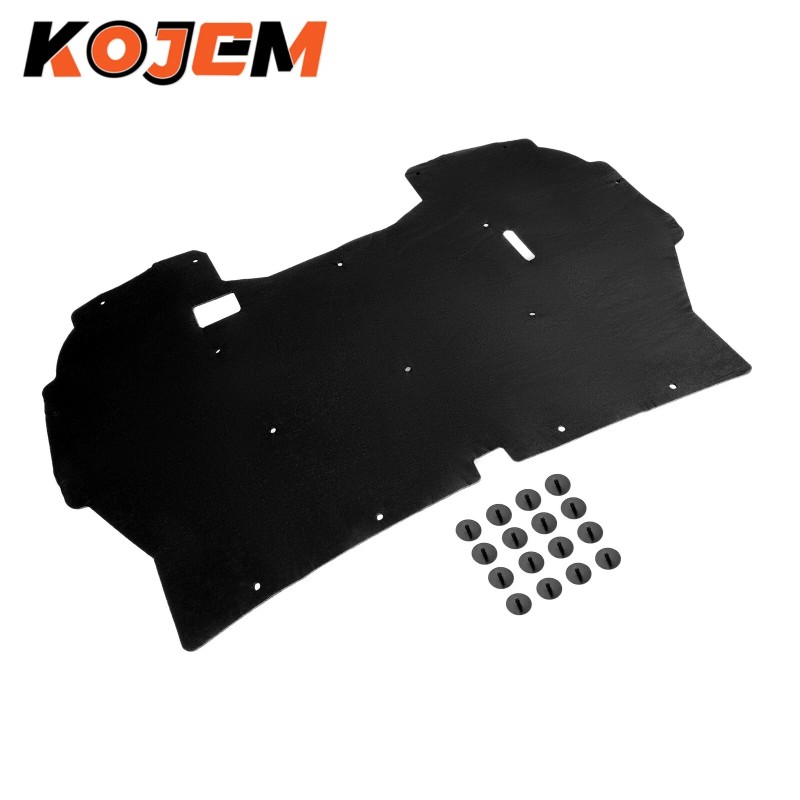 KOJEM Hood Insulation Pad Heat Shield Fit For 1992-1997 Ford