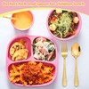 E-far Toddler Forks and Spoons Set, 10-Piece Stainless Steel Toddler