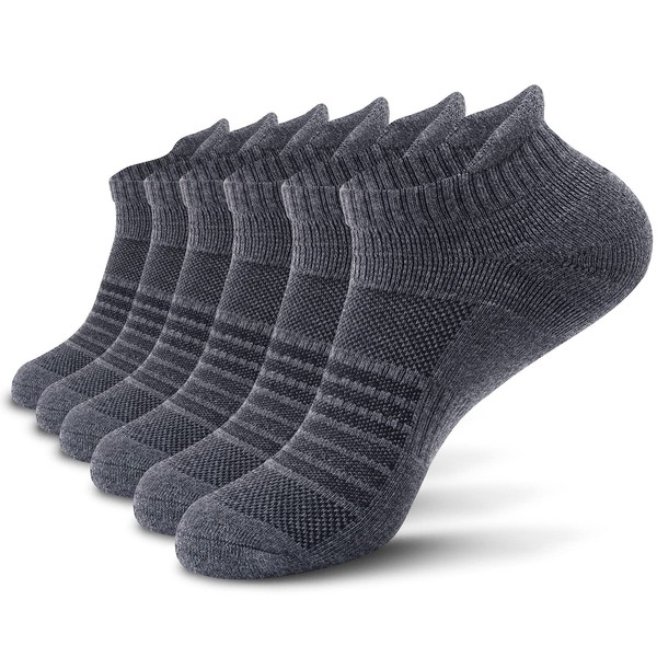 KC-TAHO Calcetines deportivos para correr de rendimiento para hombre, 6/8