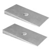 2.5°Steel Degree Shims - Universal Suspension Axle Shims，Set of 2，Silver