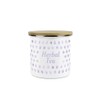 Lilac Purple Polka Dots Herbal Tea Storage Canister - Spotty