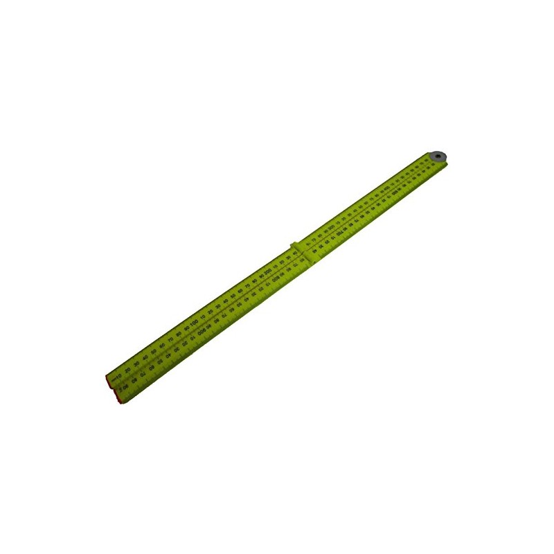 1m / 3ft Easy to Read Folding Plastic Ruler Metric