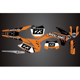 Attack Graphics Custom Renegade Complete Bike Graphics Kit for KTM 300 XC-W Six Days 2015