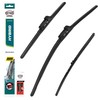 HEYNER® Windscreen Wiper Set with Rear Wiper Suitable for Ford