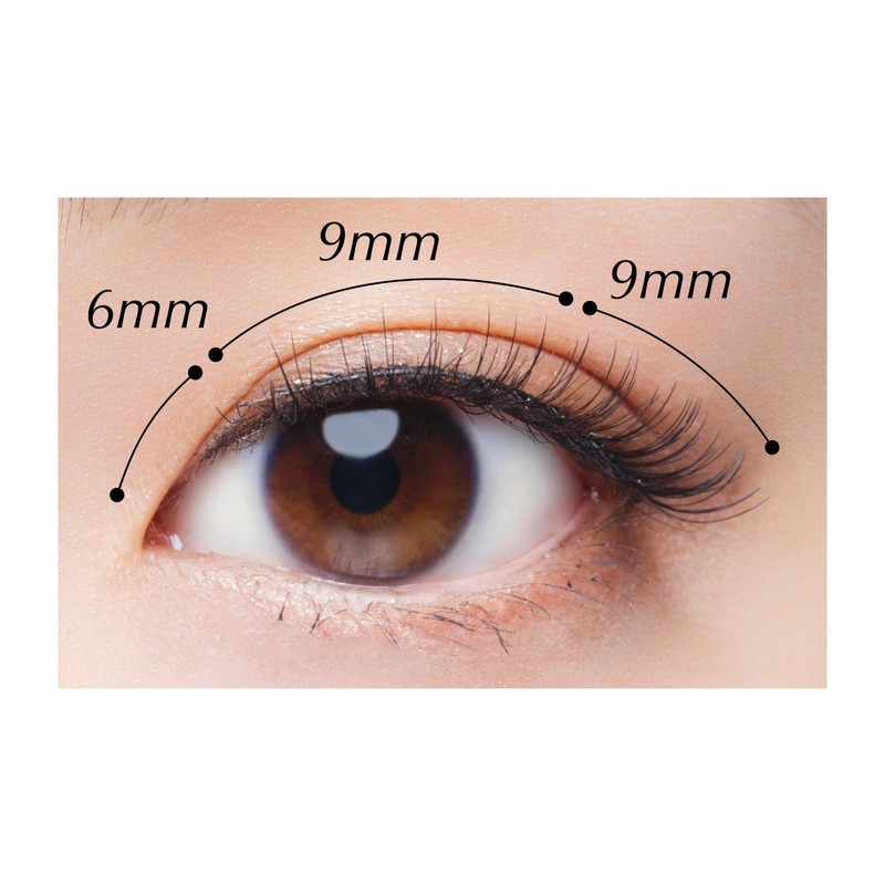 Cozy Honpo 3D EYES Eyelashes 06 Light Accent (for double