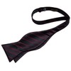 DiBanGu Mens Silk Self Bow Ties,Woven Solid Striped Paisley Bowtie