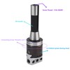 Kimllier 2 Inch Boring Head R8 Shank 9Pcs 1/2 Inch