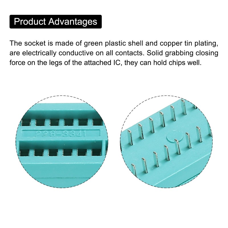 PATIKIL Universal IC Test ZIF Socket 28 Pin 2.54 mm
